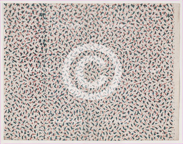 Sheet with overall abstract pattern, 19th century. Creator: Anon.