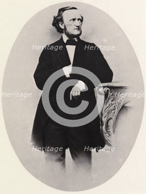Richard Wagner, German composer, 1864. Artist: Joseph Albert