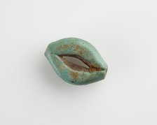 Amulet pierced from end to end, New Kingdom, 1550-1196 BCE. Creator: Unknown.