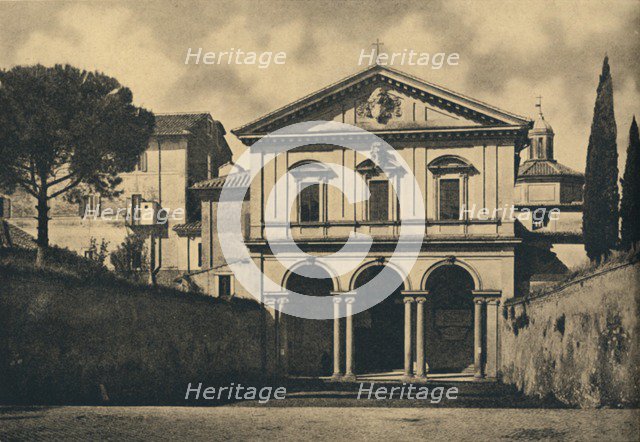 'Roma - Basilica of S. Sebastian on the Appian Way', 1910. Artist: Unknown.
