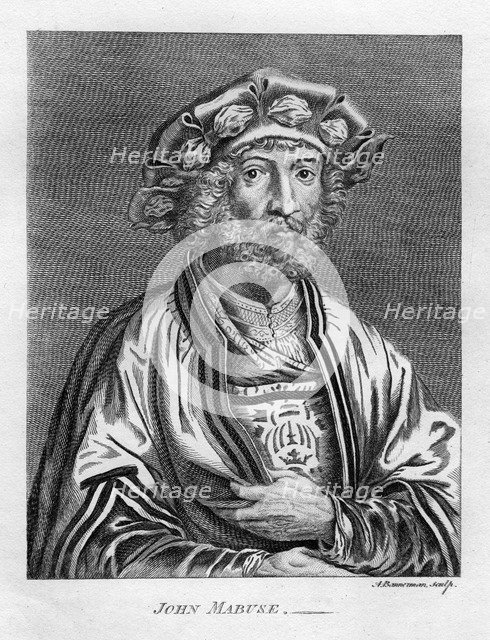 Jan Mabuse, 16th century Flemish artist, late 18th century(?). Artist: A Bannerman