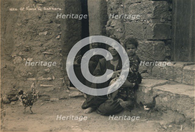 At Home in Sakkara, Egypt, 1936. Artist: Unknown