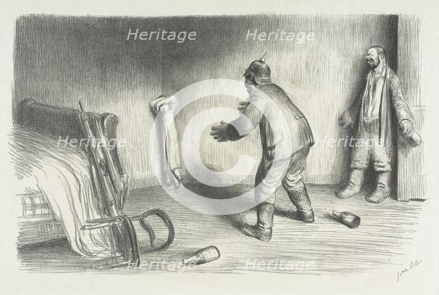 Perdue, 1914. Creator: Jean Veber (French, 1868-aft 1907).