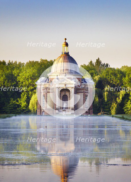 Pavilion and Long Water at Wrest Park Gardens, Silsoe, Berkshire, c2000-c2017. Artist: Matt Munro.