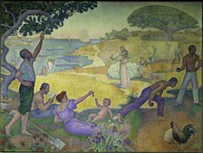 In the Time of Harmony. The Golden Age is not in the Past, it is in the Future, 1896. Creator: Signac, Paul (1863-1935).