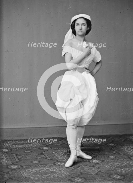 Ella Jackson, between 1855 and 1865. Creator: Unknown.