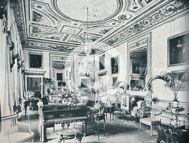 'The Salon, Avington', c1908. Artist: Unknown.