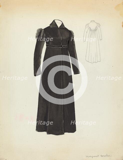 Woman's Coat, 1935/1942. Creator: Margaret Concha.