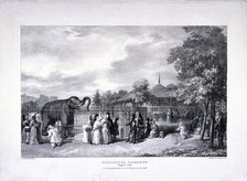 Zoological Gardens, Regent's Park, Marylebone, London, 1835. Artist: George Scharf