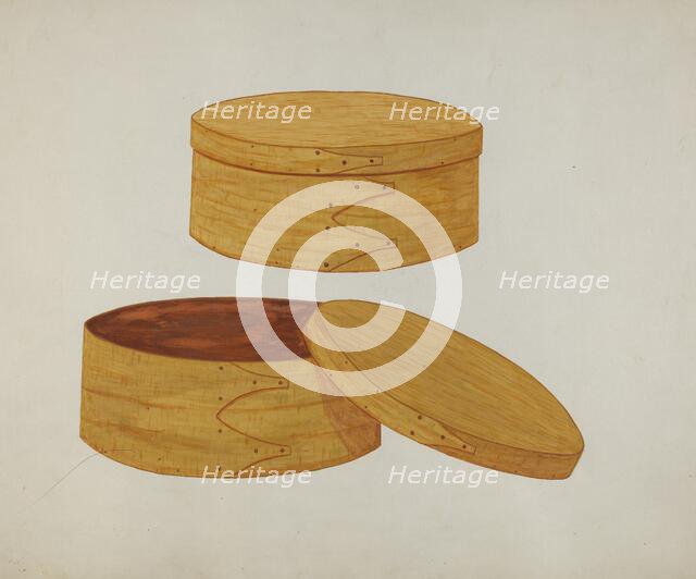 Shaker Box, 1941. Creator: Peter Antonelli.