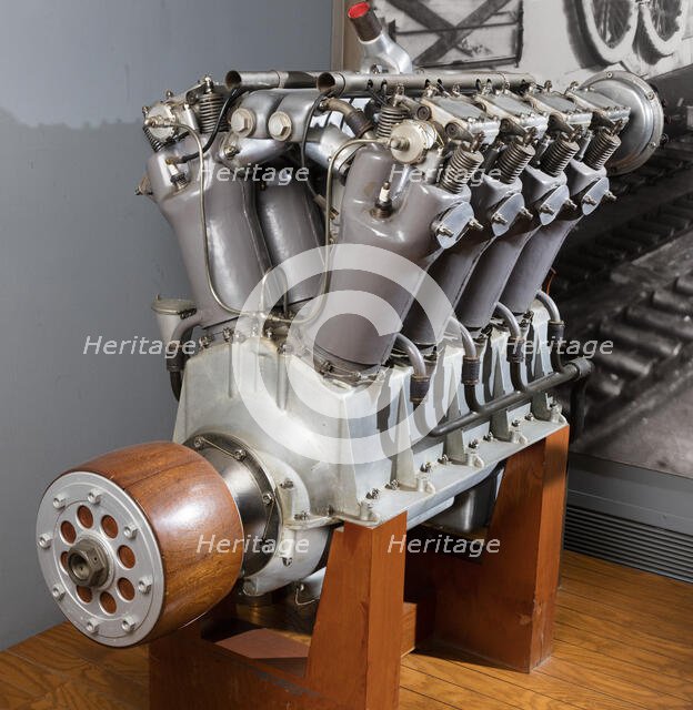 Liberty L-8 (Packard) V-8 Engine, 1917. Creator: Packard Motor Car Company.
