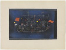 Abenteuer-Schiff (The Adventure Ship), 1927. Creator: Klee, Paul (1879-1940).