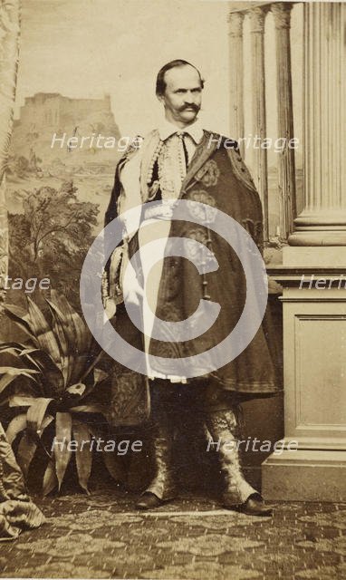 Portrait of Otto I, King of Greece, ca 1863. Creator: Kramer, Oscar (1835-1892).