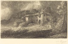 Ruins of a Chateau (Les ruins du chateau). Creator: Alphonse Legros.