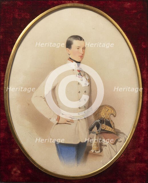 Archduke Karl Ludwig of Austria (1833-1896), 1854. Creator: Brandeis, Jan Adolf (1818-1872).