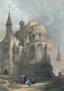 'The Church of St. Maria. Cologne', 1834. Artist: James Redaway.