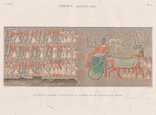 Description of Egypt: Thebes. Medynet-Abou, Vol. II, Pl. 12, 1822. Creator: Antoine Phelippeaux (French, 1767-1830).