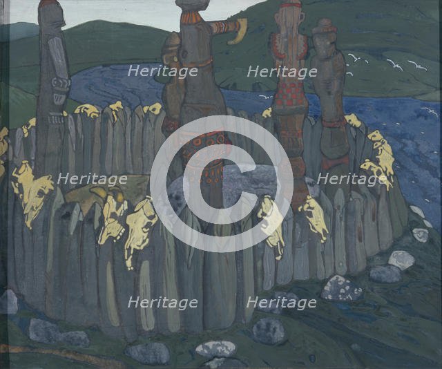 Idols, 1901. Artist: Roerich, Nicholas (1874-1947)