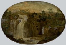 Landscape with a Waterfall, between 1750-1850. Creator: Unknown.