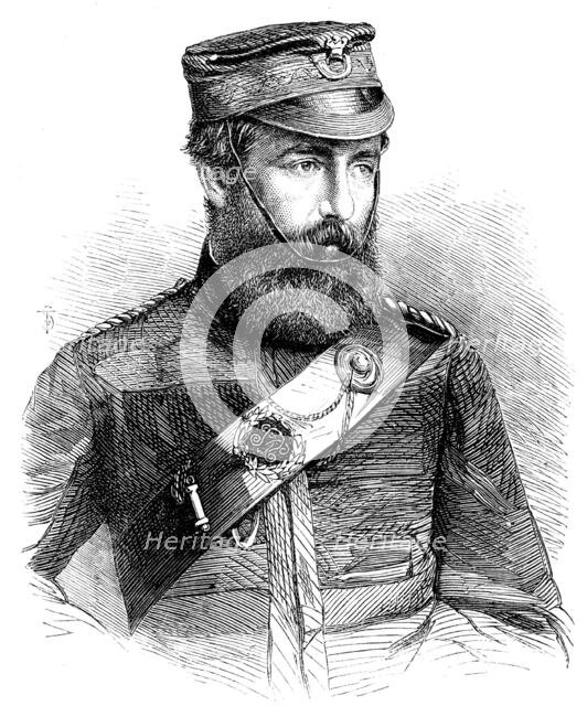 Mr. Pixley, of the Victoria Rifles, winner of the Queen's Prize at the National Rifle Contest, 1862. Creator: Unknown.