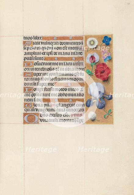 Hours of Queen Isabella the Catholic, Queen of Spain: Fol. 78r, c. 1500. Creator: Master of the First Prayerbook of Maximillian (Flemish, c. 1444-1519); Associates, and.