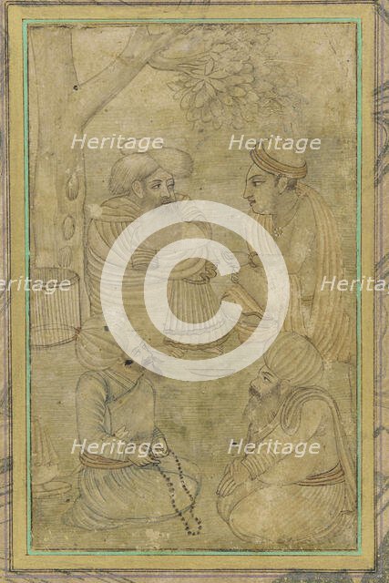 A Hindu and three Mahometans, 17th century. Creator: Unknown.