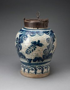 Chocolate Jar with Iron-locked Lid, 1725/75. Creator: Unknown.
