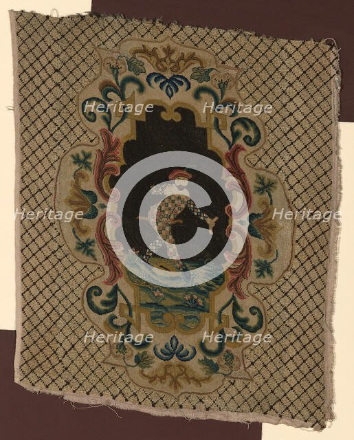 Chair Seat, France, 18th century. Creator: Unknown.