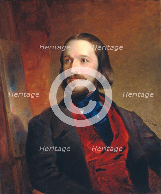 William Sidney Mount, c. 1850. Creator: Charles Loring Elliott.