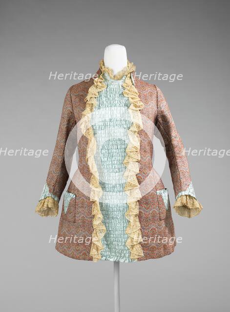 Dressing jacket, French, ca. 1885. Creator: Unknown.