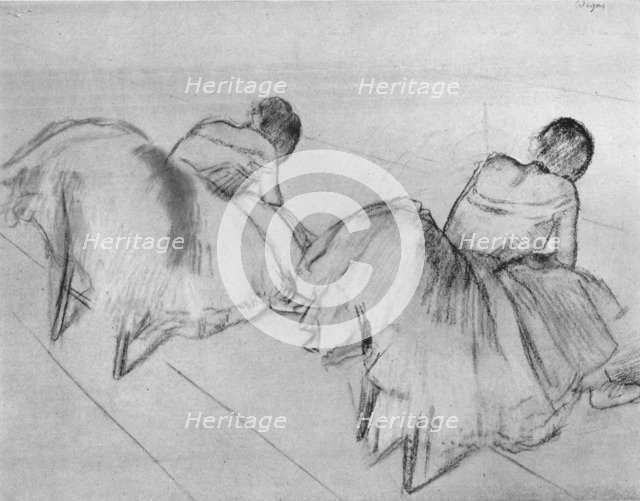 'Two Dancers Resting', c20th century. Artist: Edgar Degas.
