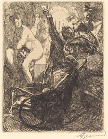 The Orgy (L'orgie), 1900. Creator: Paul Albert Besnard.