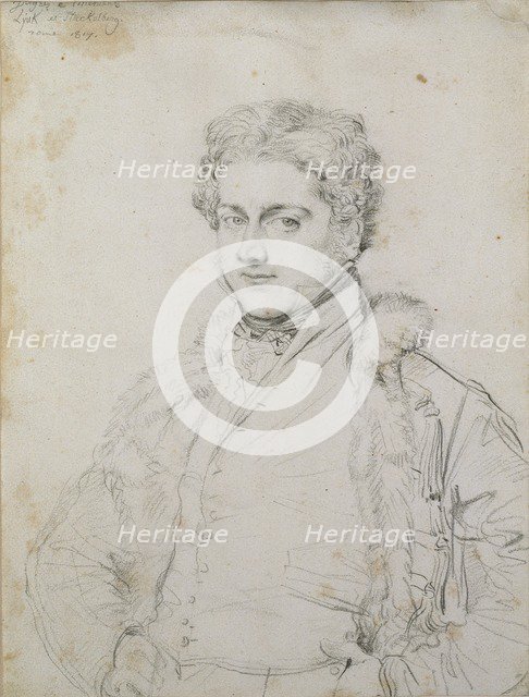 Portrait of Charles Robert Cockerell, 1817. Artist: Jean-Auguste-Dominique Ingres.