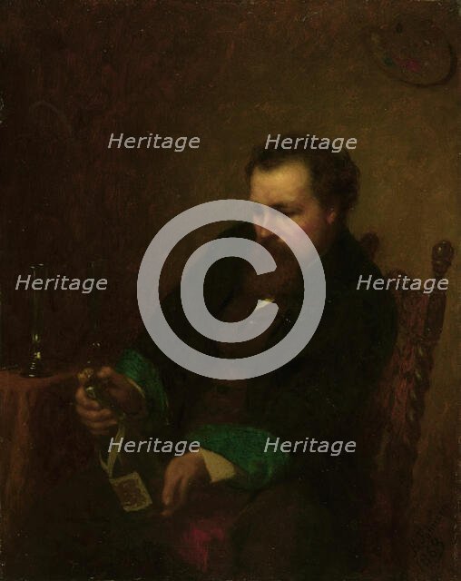 Self-Portrait, 1863. Creator: Eastman Johnson.