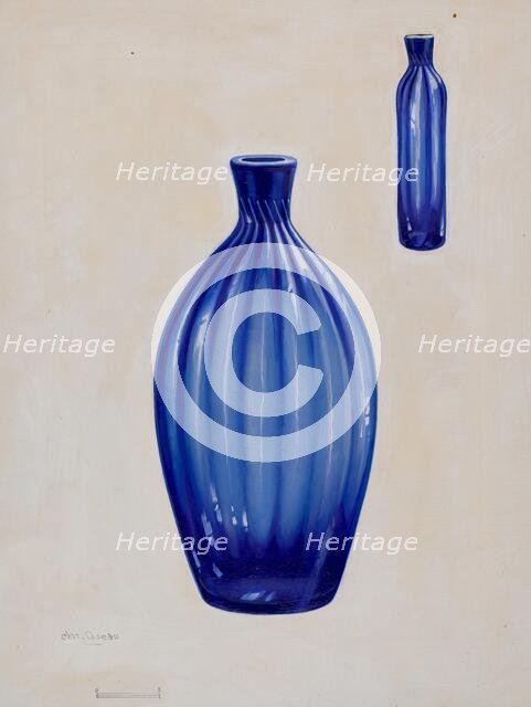 Flask, c. 1936. Creator: Charles Caseau.