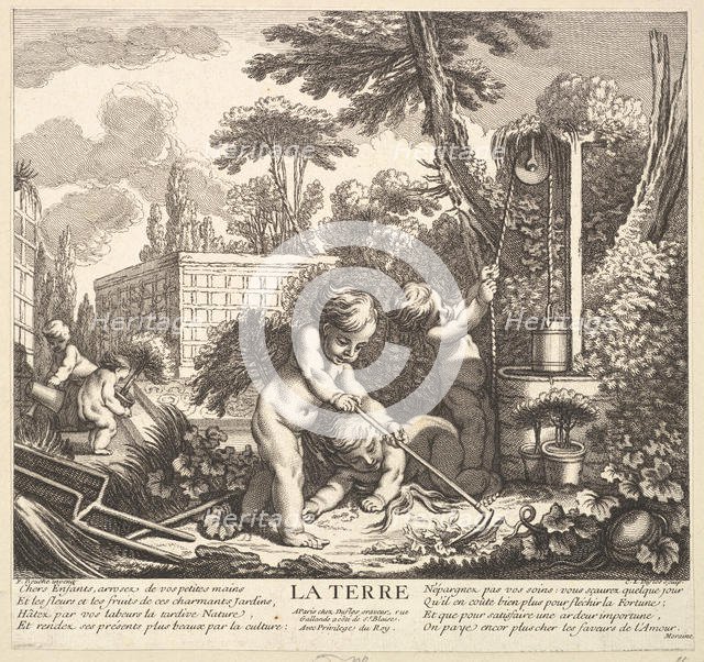 Earth, 18th century. Creator: Claude Augustin Duflos le Jeune.