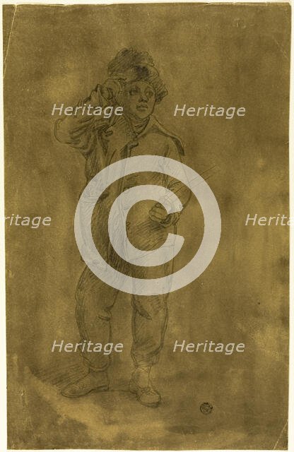 Standing Boy, c. 1794. Creator: John Downman.