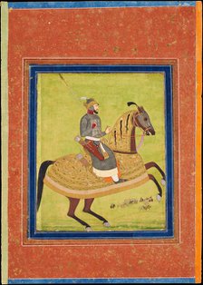Prince Azam Shah on Horseback. Artist: Indian Art  