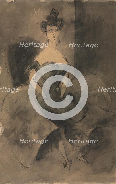 In Expectation, 1800s. Creator: Constantin Guys (French, 1805-1892).