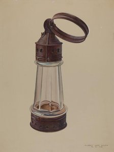Lantern, c. 1939. Creator: Albert Allen.