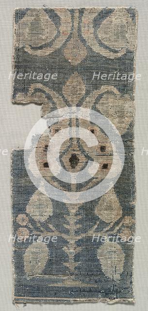 Two-faced Carpet Fragment, 1100s. Creator: Unknown.