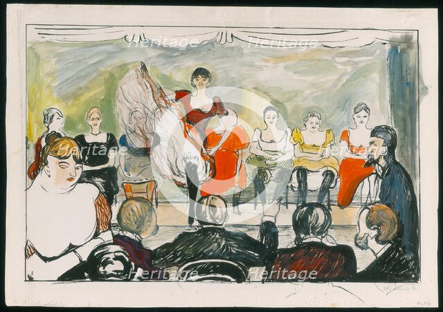 Tingletangle, 1895. Creator: Edvard Munch.