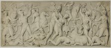 Frieze with Battle of the Amazons, 19th century. Creator: Unknown.
