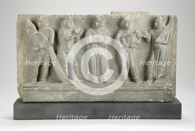 Stair-Riser Relief with Offering Scene, 2nd-3rd century. Creator: Unknown.