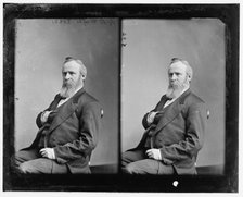 Hayes, President Rutherford B., between 1865 and 1880. Creator: Unknown.