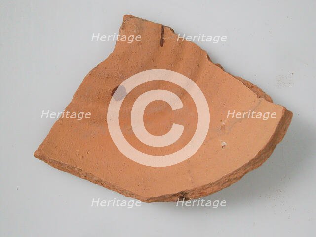 Pottery Fragment, Coptic, 4th-7th century. Creator: Unknown.