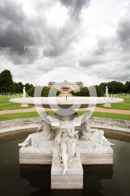 Fountain, Wrest Park House and Gardens, Bedforshire, 2010. Artist: Historic England Staff Photographer.