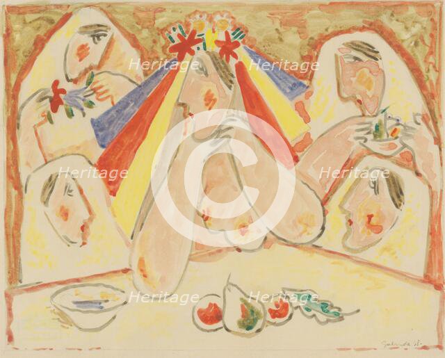 Bride, 1938. Creator: Mikulas Galanda.