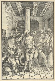 Christ Scourged, from Speculum passionis domini nostri Ihesu Christi, 1507. Creator: Hans Schäufelein the Elder.