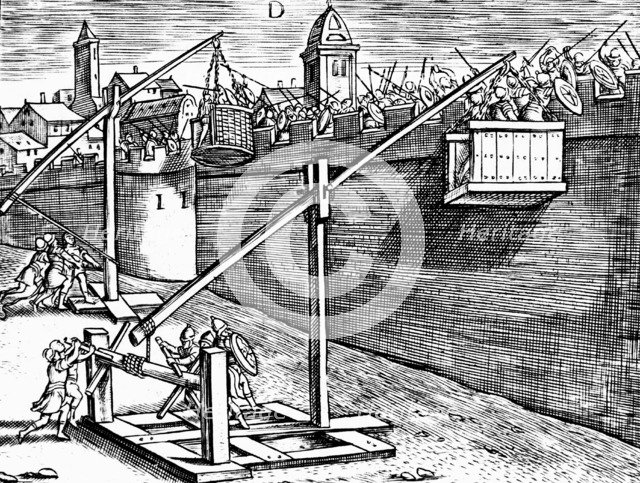 Roman siege warfare, 1605. Artist: Unknown